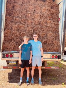 Mulch Delivery Company with Tractor Trailer