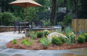Pine Straw Mulch for Flower Beds