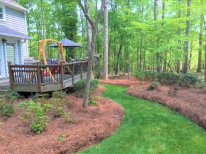 Pine Needle Mulch Delivery