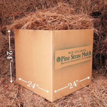Pine Straw Mulch Delivery - XL Box