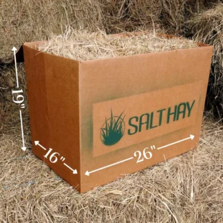 Salt Hay Vegetable Garden Mulch Box - Bale Box