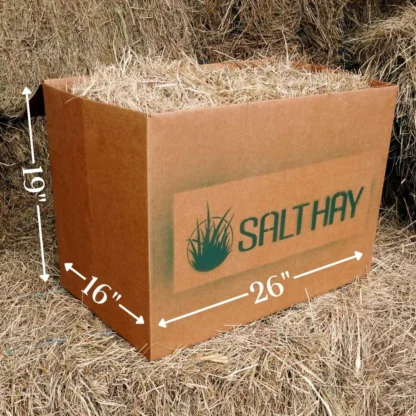 Salt Hay Vegetable Garden Mulch Box - Bale Box