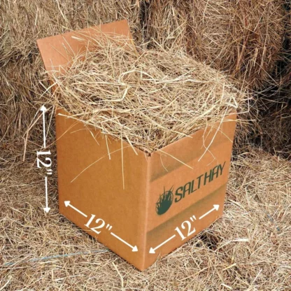 Salt Hay Vegetable Garden Mulch Delivery - Small Box